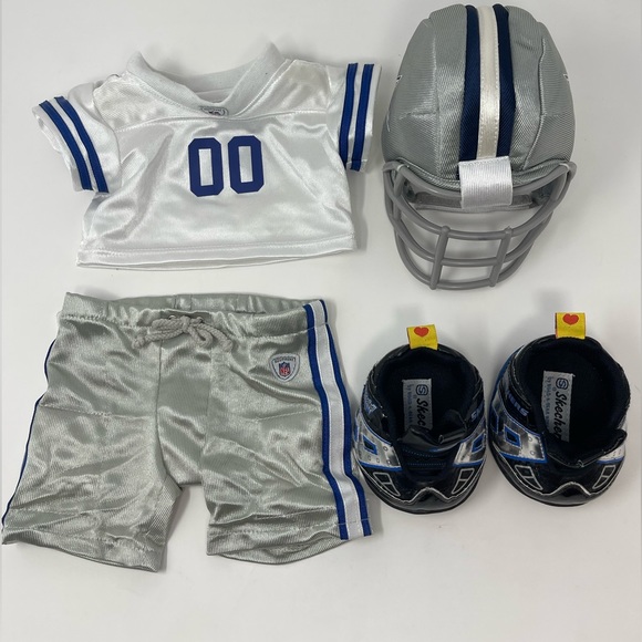 BUILD-A-BEAR: Playful Puppy Dog, Brown, Dallas Cowboys Outfit - Picture 7 of 13